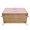 Manhattan Comfort Rockefeller Dresser and Nightstand Set, Nature and Rose Pink 104GMC6 - alternate 9